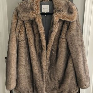 Avec Les Filles Faux Fur Coat
